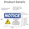 Signmission Electrical Main Disconnect Not Sign With Symbol, 24 in W x Rectangle, Vinyl Decal OS-2PACK-NS-D-1824-L-11658 - alternate 3